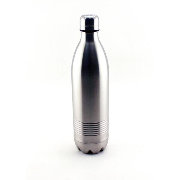 BergHOFF Studio 33.8 oz. Silver Stainless Steel Thermoses Double Wall Drink Bottle