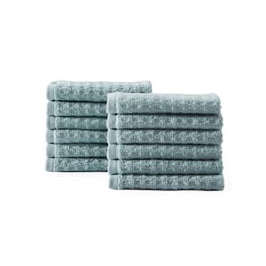 Northern Pacific 12-Piece Blue Cotton Wash Towel Set