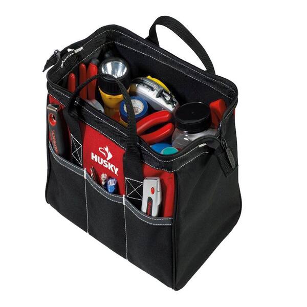 Husky 12 in. Tool Bag 82004N11 - The Home Depot