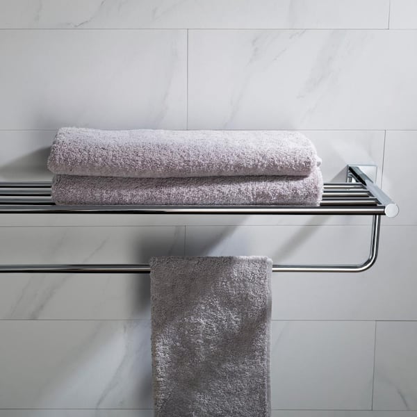 NEWRAIN Shower Rack, Wood Shower Shelves with Towel Holders for Kitchen  Toilet Bathroom Shelves Shower Storage Organizer Wall Mounted - Yahoo  Shopping