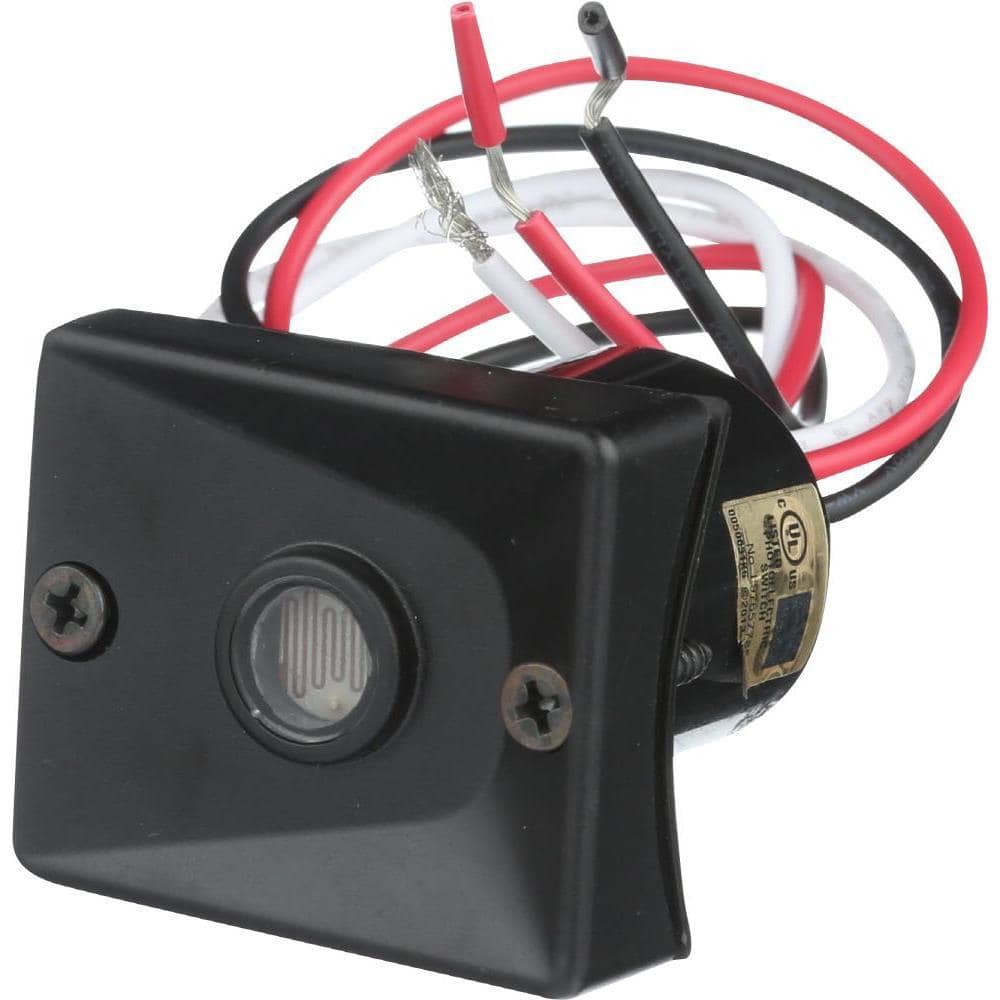 Westek Black Mini Post Eye Light Control with Metal Shade