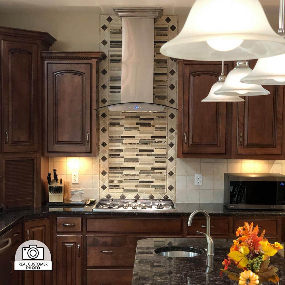 30" Stainless Steel Convertible Wall Mount Range Hood
