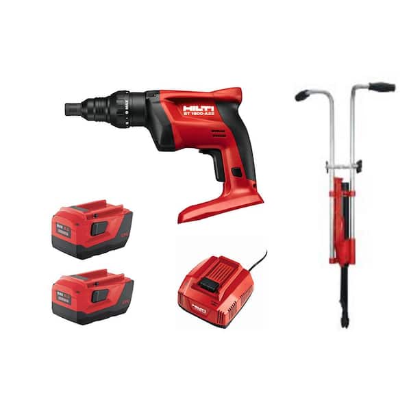 Hilti 120-Volt 1/4 in. Cordless ST 1800 Adjustable Torque Screwdriver with Stand-Up Handle and Battery Pack