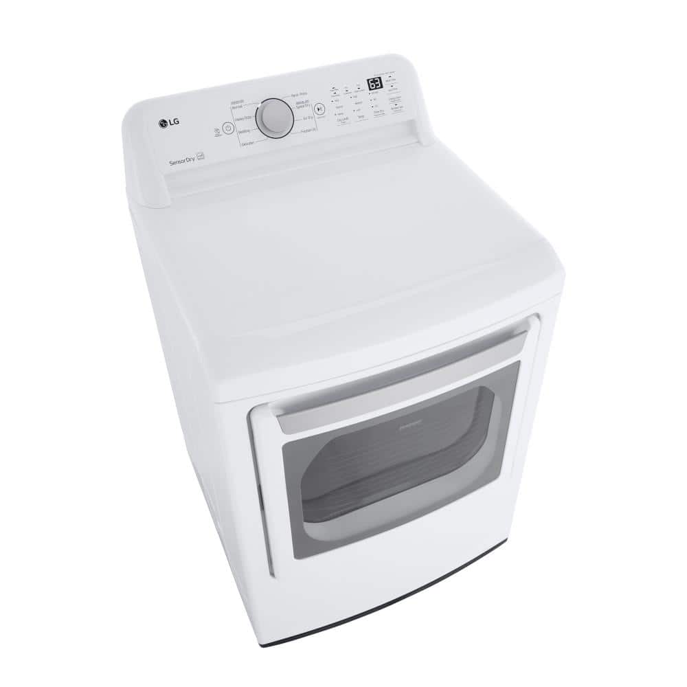 7.3 Cu. Ft. White Electric Dryer with Sensor Dry Technology