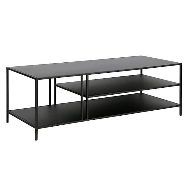 Meyer&Cross Cortland 48 in. Blackened Bronze Rectangle Metal Coffee Table