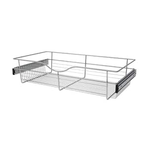 Rubbermaid Metal Wire Sliding Storage Basket for Closet Organizer Kits,  White - 9.5 - On Sale - Bed Bath & Beyond - 35461027