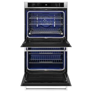 30 in. Double Electric Wall Oven Self-Cleaning with Convection in Stainless Steel