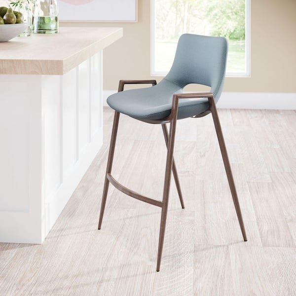 Desi Counter Chair (Set of 2) Gray