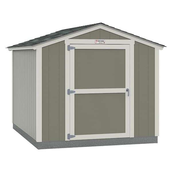 Professionally Installed Tahoe Series Sierra 8 ft. x 10 ft. Painted Wood Storage Shed 6 ft. High Sidewall (80 sq. ft.)