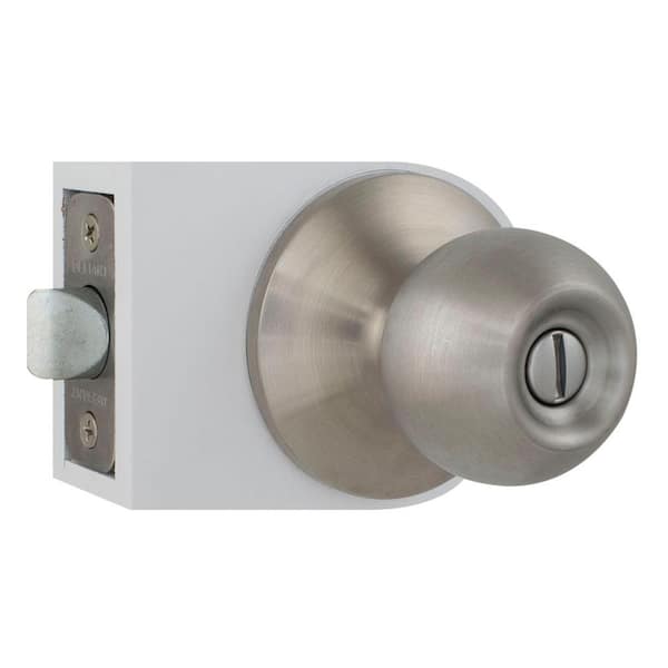 Saturn Stainless Steel Bed/Bath Door Knob 8-Pack