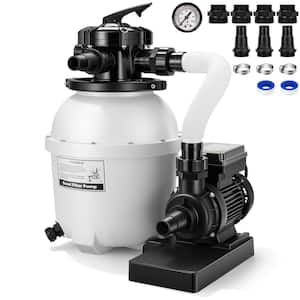 12 in. 370 sq. ft. Above Ground 3168 GPH Sand Filter Pump with Timer