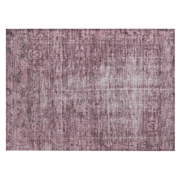 Chantille Machine Washable Indoor/Outdoor Abstract ACN1228 Merlot 1 ft. 8 in. x 2 ft. 6 in. Area Rug
