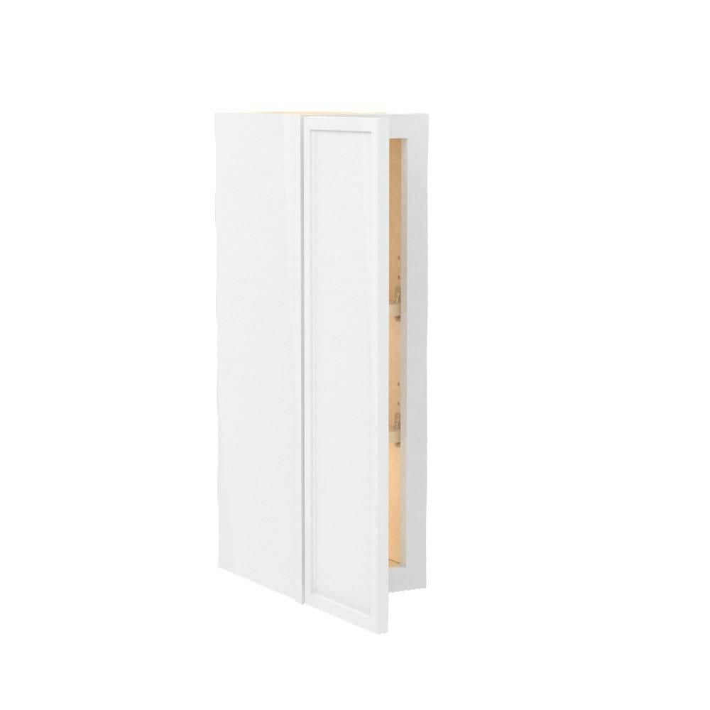 Franklin 9 in. W x 12 in. D x 30 in. H Assembled Plywood Wall Kitchen Cabinet in Vesper White with Soft Close price history on PriceWatchPro