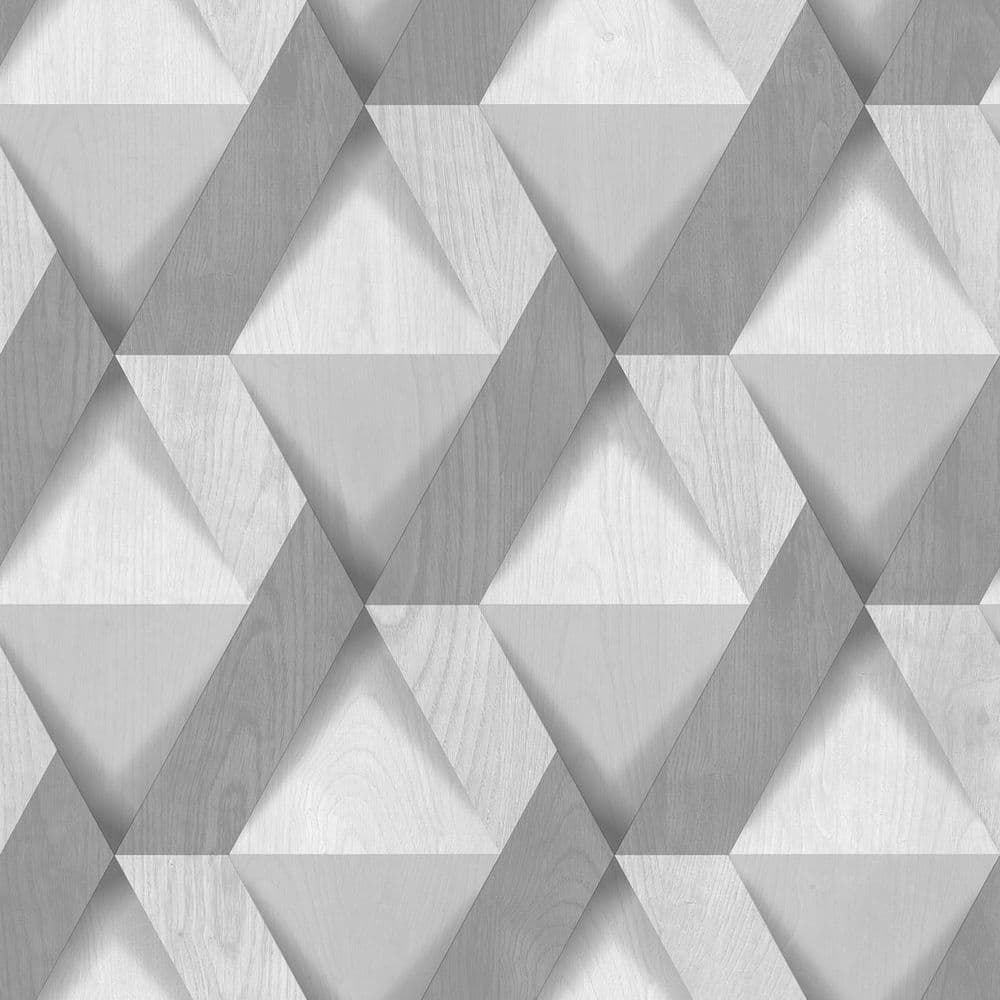 Modern Losange Wood Light Gray Wallpaper Sample price history on PriceWatchPro