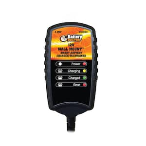 Wall Mount Smart Battery Charger and Maintainer - 12 Volt, 2 Amp