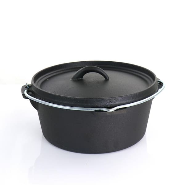 Basics Pre-Seasoned Cast Iron 5-Piece Kitchen Cookware Set, Pots and  Pans, Black, 14.17 x 12.2 x 10.63 in