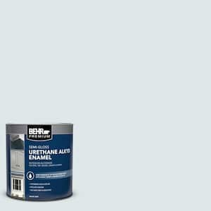 1 qt. #BL-W03 Blue Bird Day Semi-Gloss Enamel Urethane Alkyd Interior/Exterior Paint