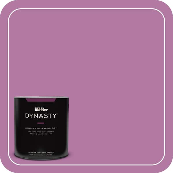 BEHR DYNASTY 1 qt. Home Decorators Collection #HDC-SP16-11 Cactus Flower Eggshell Enamel Interior Stain-Blocking Paint & Primer