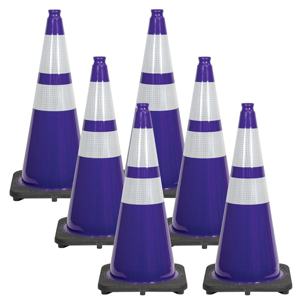 "28"" Purple Reflective Traffic Cones (6-Pack)" price history on PriceWatchPro