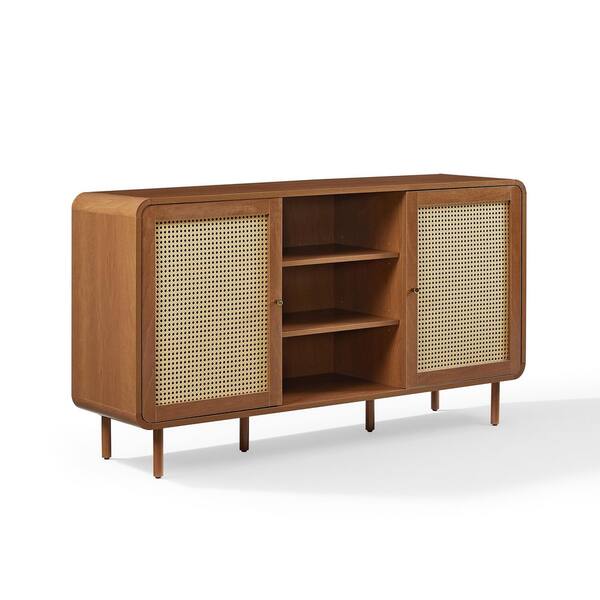 CROSLEY FURNITURE Nora Walnut Particle Board Buffet CF4237-WA