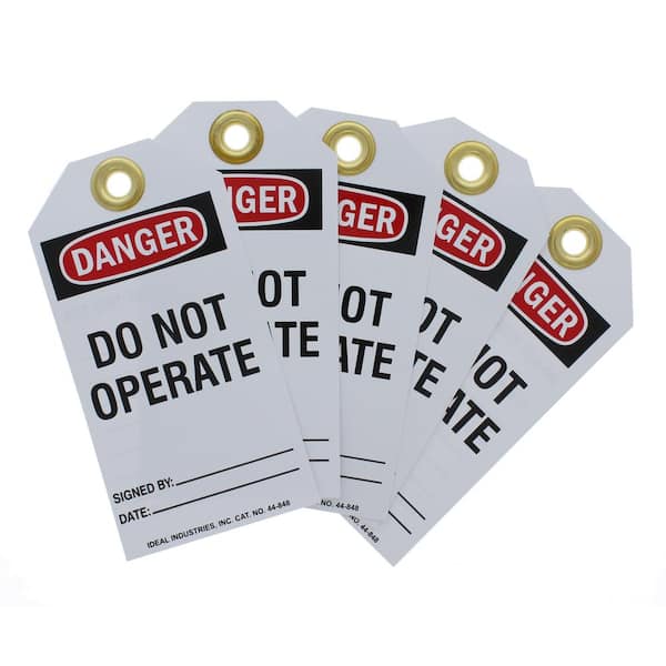 Ideal 44-1830 Lockout Tag, Do Not Operate