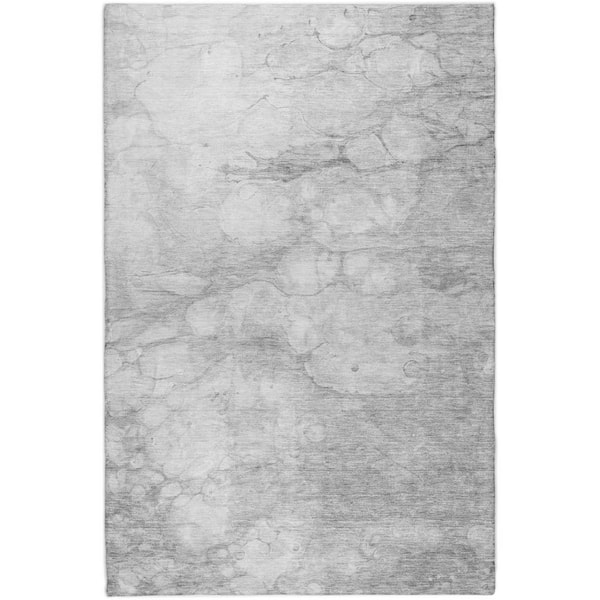 Dream Shag Premium Machine Washable Abstract ADS699 Aloe 2 ft. x 7 ft. Runner Rug