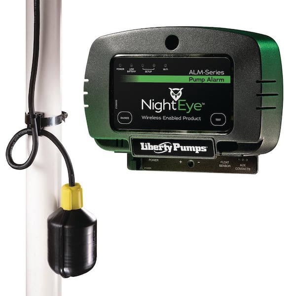 Liberty Pumps Night Eye Wireless Enabled Alarm with Wide Angle Float