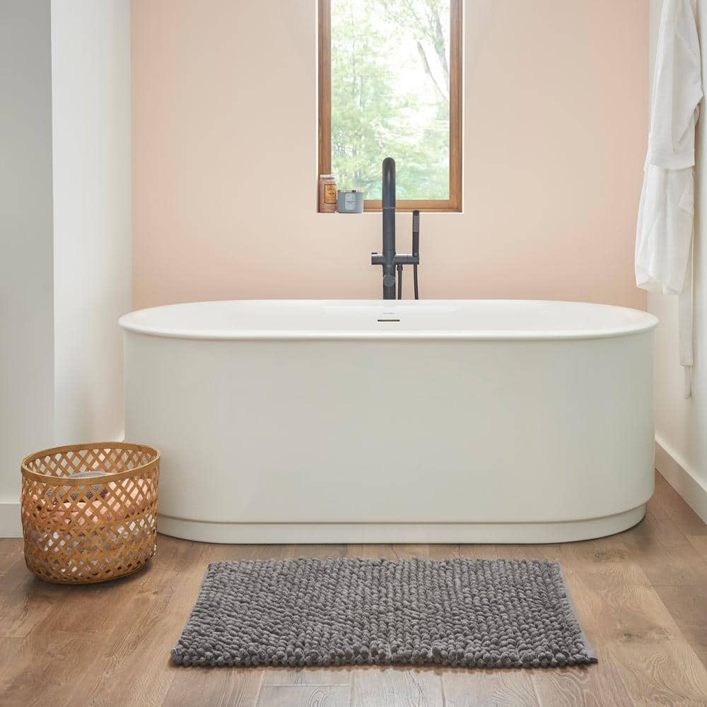 Matte Black Contemporary Freestanding Tub Filler with Hand Shower