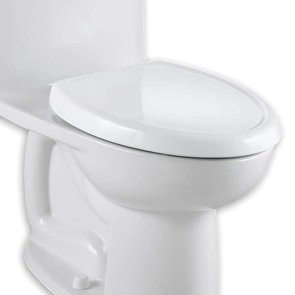 American Standard Cadet 3 Slow-Close Elongated Closed Front Toilet Seat in White