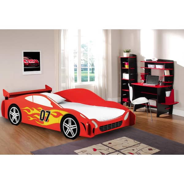 Red Trackster Twin Car Bed Frame – R & B Import