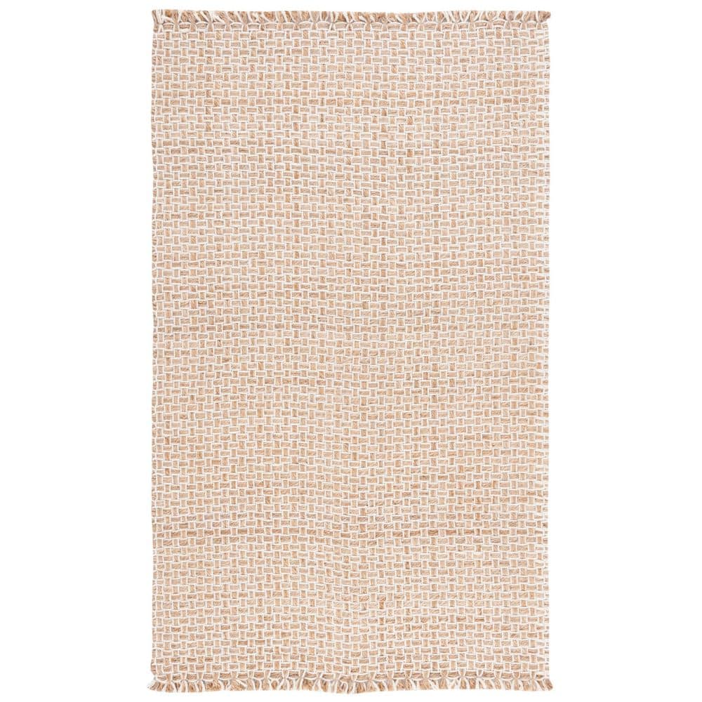 Natural Fiber 6 ft. x 9 ft. Natural/Ivory Woven Thread Area Rug price history on PriceWatchPro