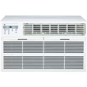 10,000 BTU 115V Through Wall Air Conditioner and Dehumidifier with Remote Control, 450 sq. ft., White