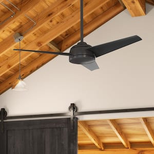 Trimaran 52 in. Outdoor Premier Bronze Ceiling with Wall Control For Patios or Bedrooms