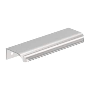 Streamline Tab 5 in. Center-to-Center (127mm) Modern Polished Chrome Cabinet Edge Pull