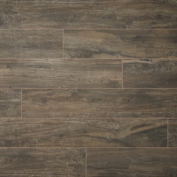 Ivy Hill Tile Vine Olive 7.87 in. x 47.24 in. Matte Porcelain Wood Look Wall and Floor Tile (10.32 sq. ft./Case)