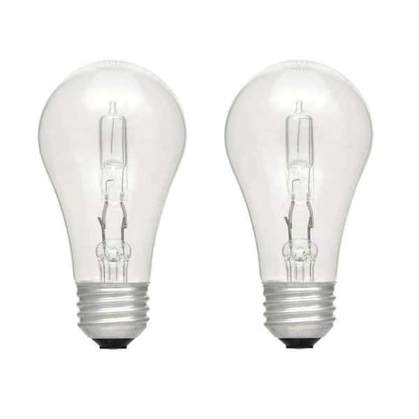Philips 100-Watt Equivalent A19 Eco-Incandescent Light Bulb (2-Pack)