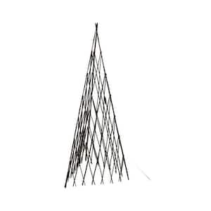 12 in. W x 48 in. H Master Garden Products Willow Expandable Trellis Teepee
