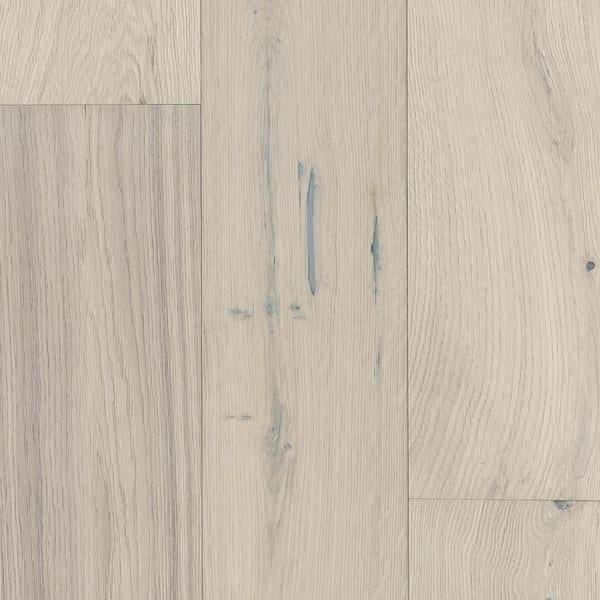 Malibu Wide Plank Grandview French Oak 9/16 in. T x 7.5 in. W Tongue & Groove Wirebrushed Engineered Hardwood Flooring (23.3 sq.ft./case)