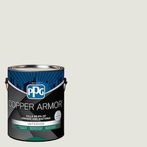 1 gal. PPG1029-1 Silvery Moon Eggshell Antiviral and Antibacterial Interior Paint with Primer