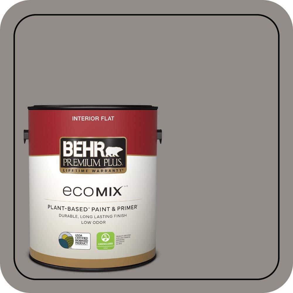 1 gal. #790F-4 Creek Bend Flat EcoMix Plant-Based Interior Paint & Primer price history on PriceWatchPro