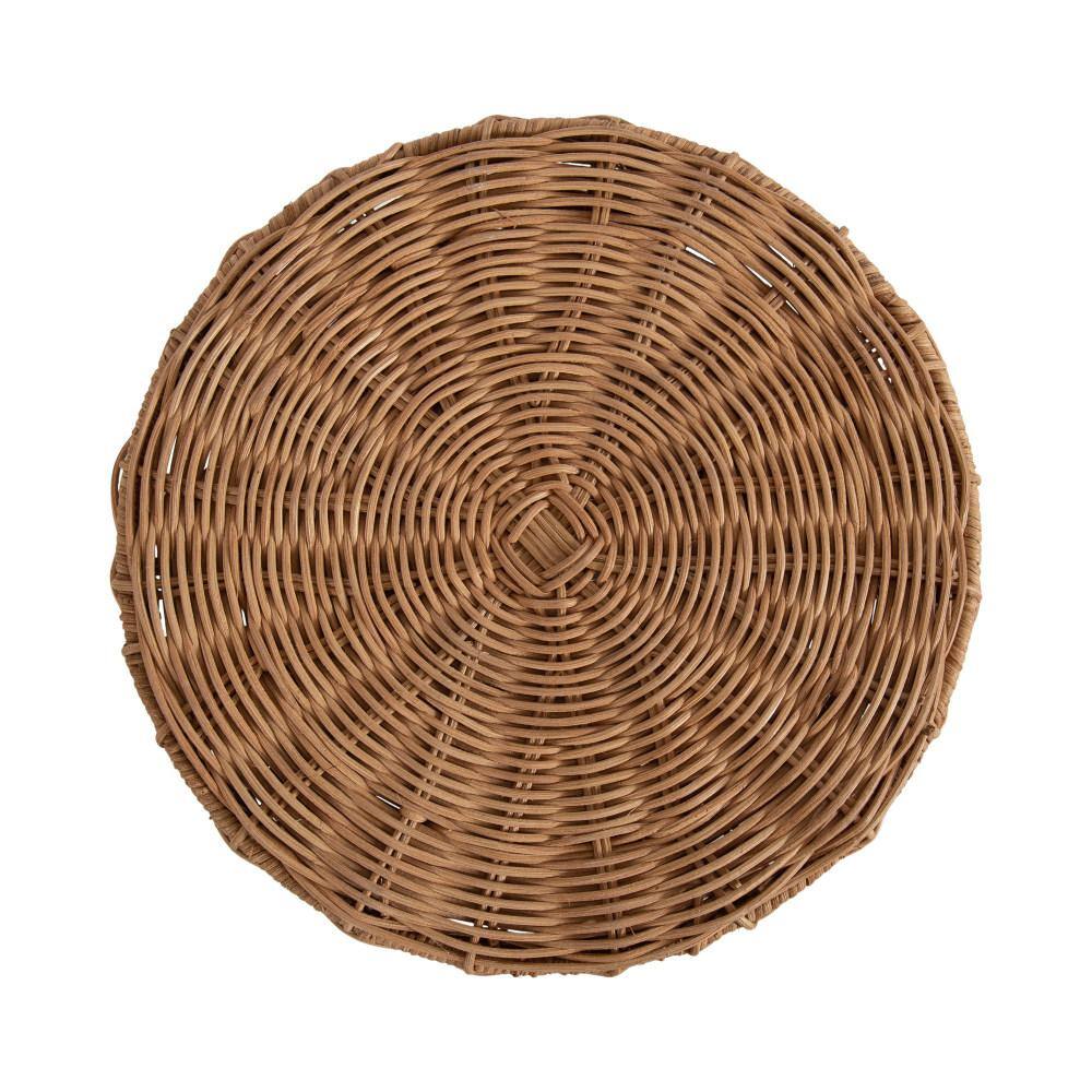 Sula 10 in. Natural Round Natural Material End Table - thumbnail 2