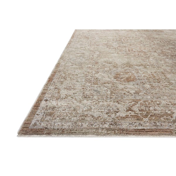 Tabitha Natural / Clay 3 ft. 9 in. x 5 ft. 9 in. Traditional Accent Rug