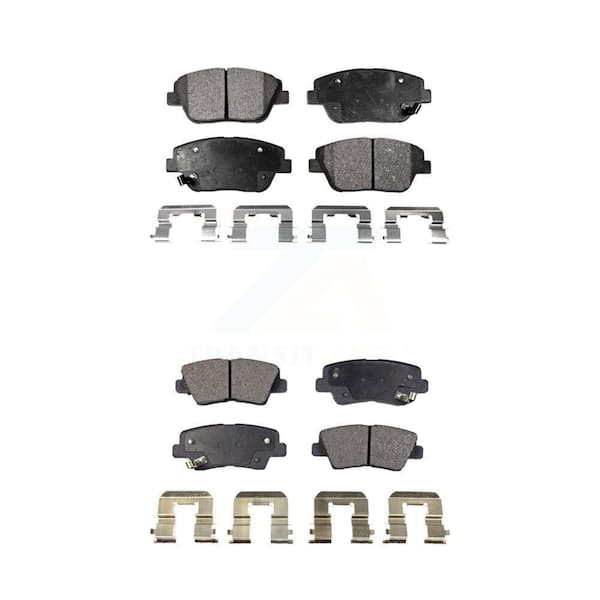 TEC Front Rear Ceramic Brake Pads Kit For Hyundai Sonata Kia Optima KTC-100208