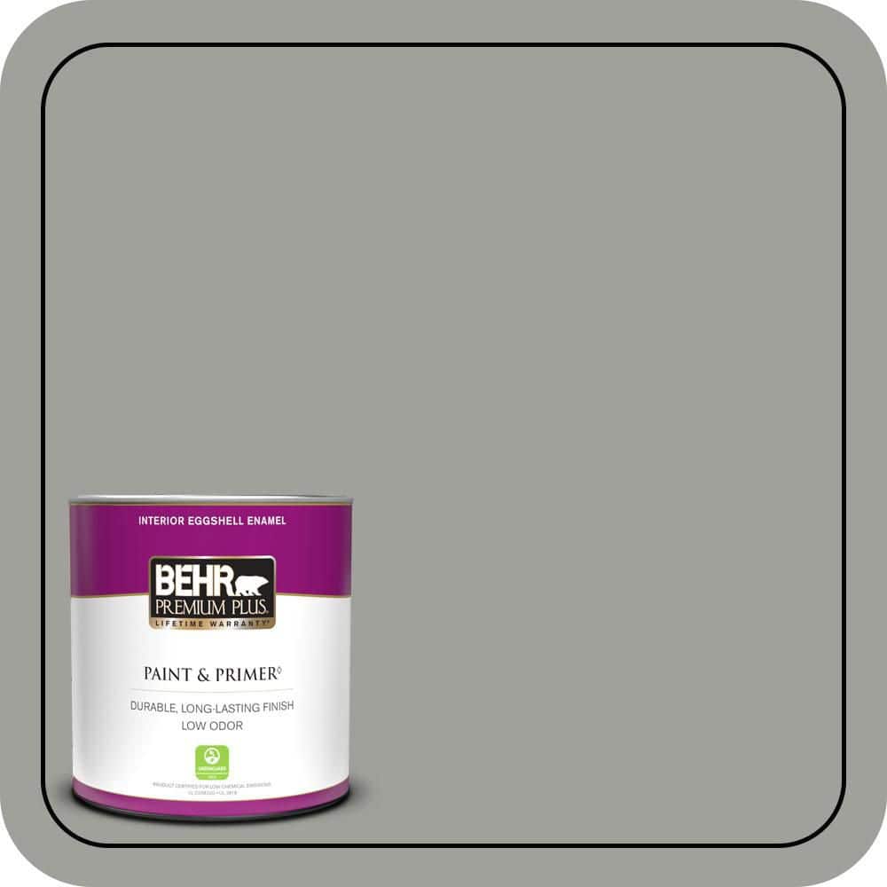 1 qt. #MQ6-22 Gateway Gray Eggshell Enamel Low Odor Interior Paint & Primer price history on PriceWatchPro