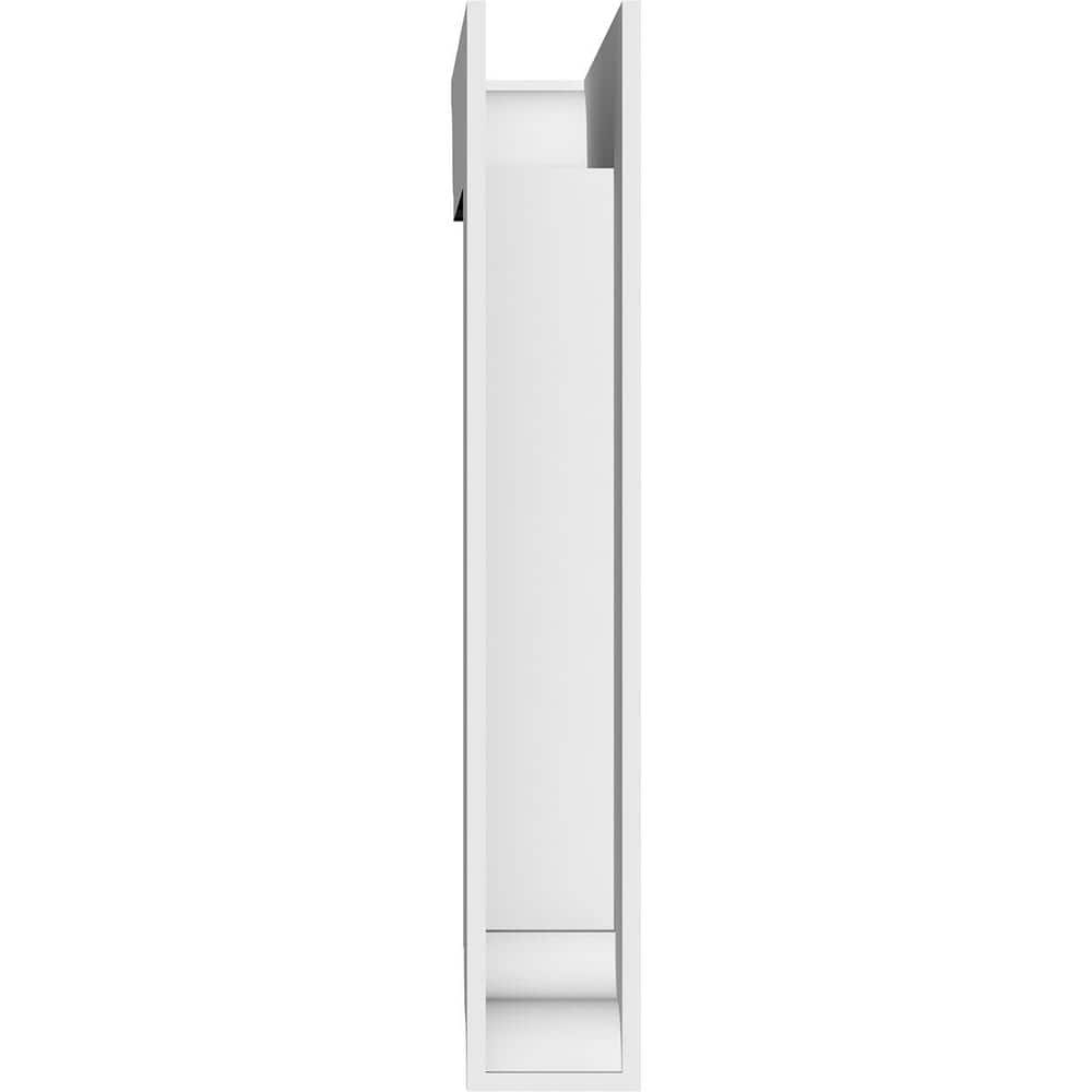 Off-White Architectural Grade PVC Corbel Bracket, 22" Height