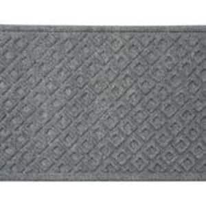 Double Square Slate 2 ft x 3 ft synthetic fibers Door Mat area rug