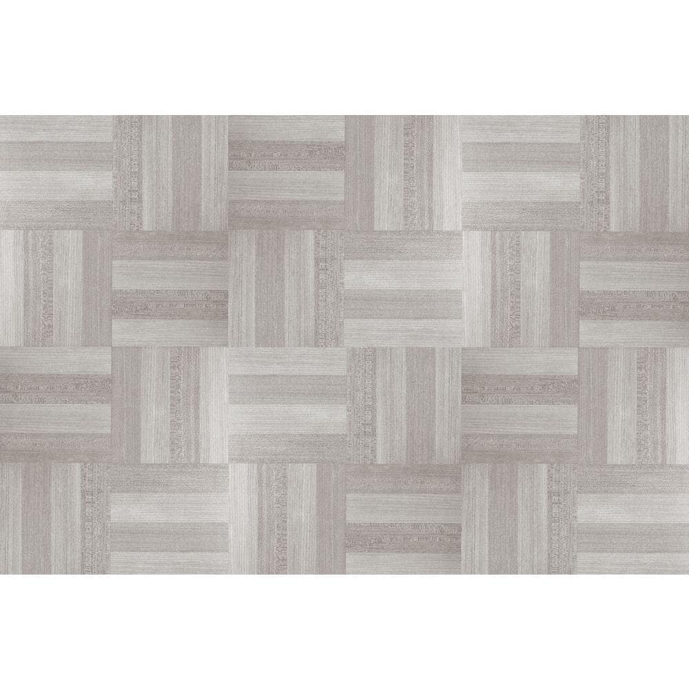 Ash Gray Wood 12" x 12" Self-Adhesive Vinyl Floor Tiles