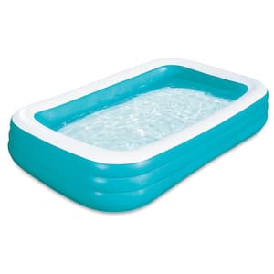 Family 120 in. x 72 in. Rectangle x 22 in. Deep  in.flatable Kiddie Pool