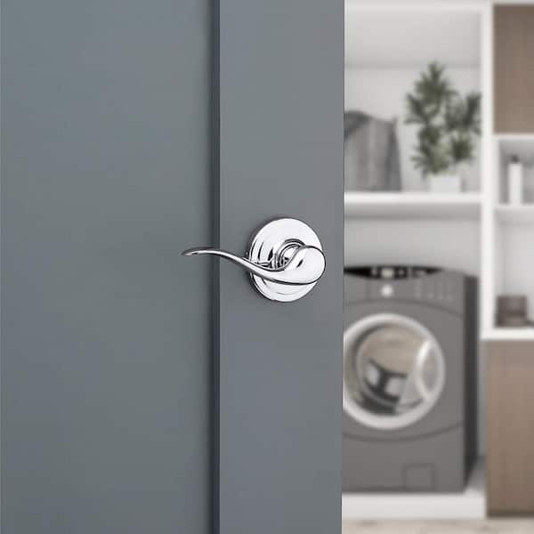 Kwikset Tustin Polished Chrome Passage Hall/Closet Door Handle