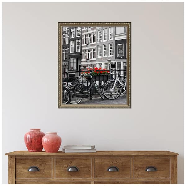 Parisian Silver Wood Picture Frame Opening Size 20 x 24 in.